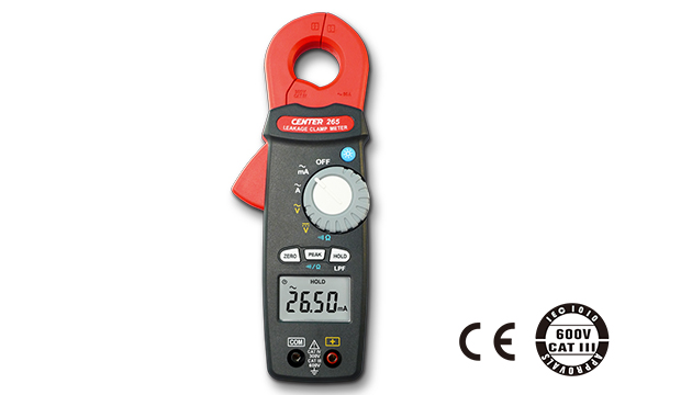 CENTER 265_ TRMS AC Leakage Clamp Meter (0.001mA) 1