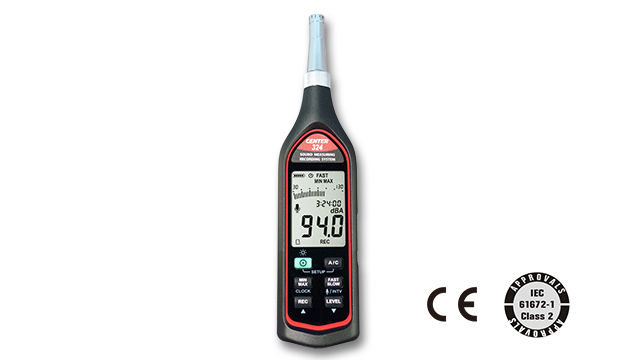 CENTER 324_ Sound Measuring Recording System (IEC 61672-1 class 2) 1